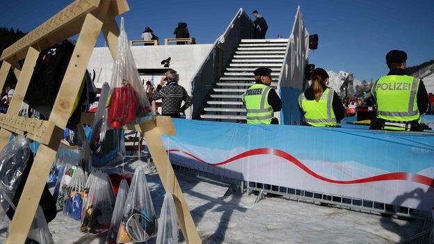 Police at the Nordic World Ski Championships