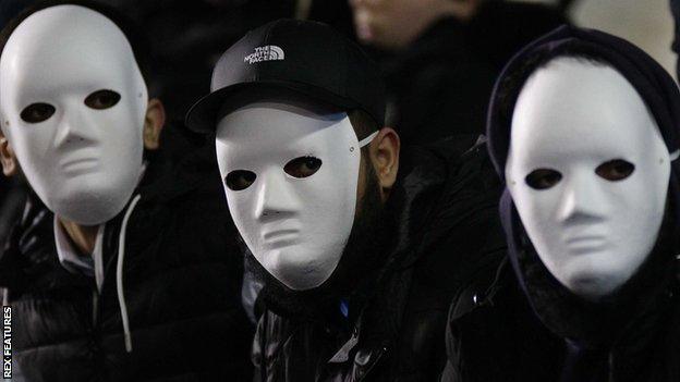 Birmingham City faceless masks