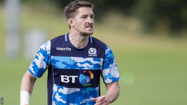 Henry Pyrgos in training for Scotland