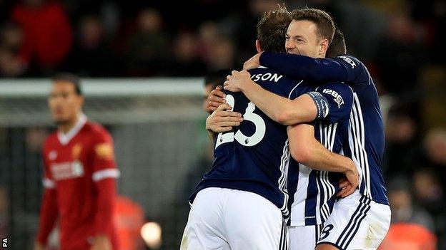 Craig Dawson and Jonny Evans