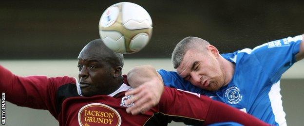 Steve McNulty and Adebayo Akinfenwa