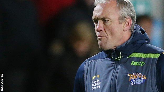 Leeds Rhinos coach Brian McDermott