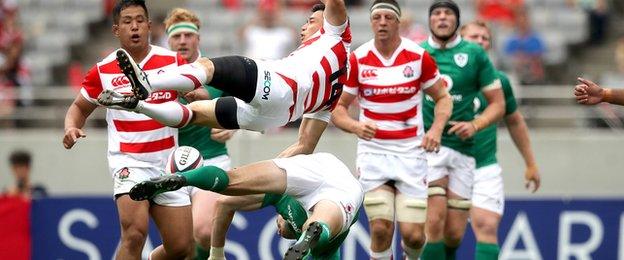 Hosts Japan will play Ireland in Pool A of the World Cup in 2019