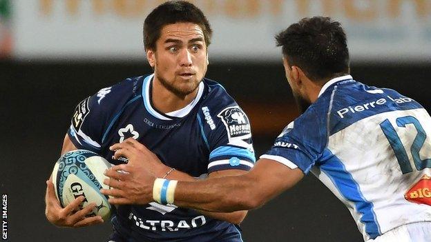 Ben Botica in action for Montpellier