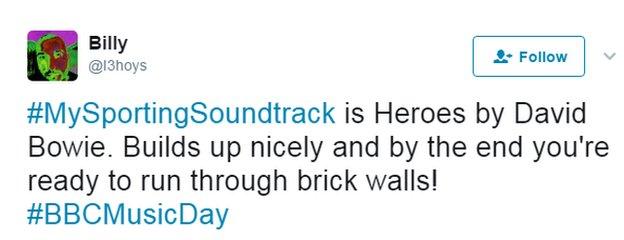 Twitter suggestions from BBC Sport users