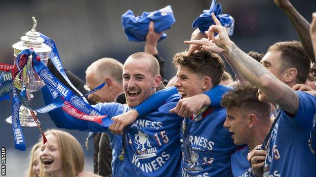 Inverness Caledonian Thistle won the Scottish Cup last season