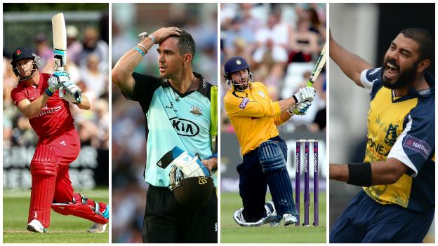 Jos Buttler, Kevin Pietersen, James Vince, Jeetan Patel