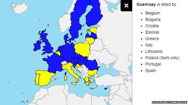 Tax list map