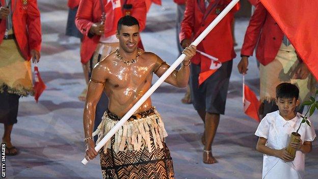 Tonga's Pita Taufatofua