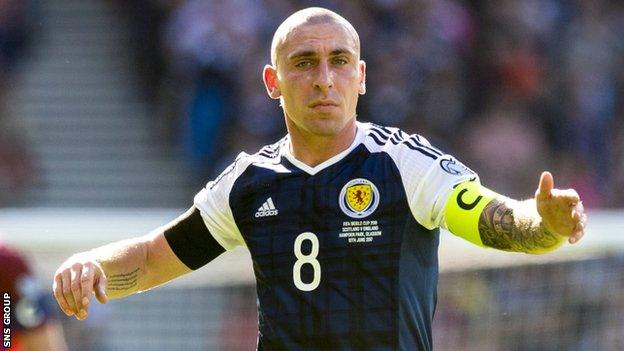 Scotland captain Scott Brown