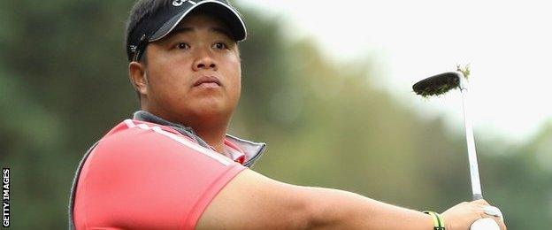 Kiradech Aphibarnrat in third round action