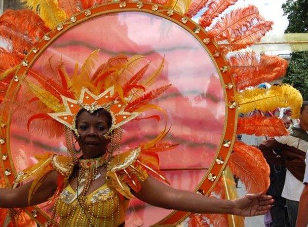 Woman at St Pauls Carnival