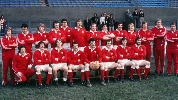 Wales won the Grand Slam in 1976 - this is the team that beat France