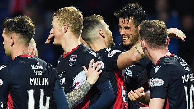 Ross County celebrate