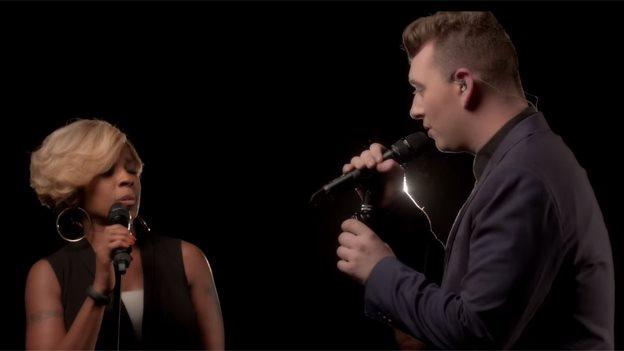 Mary J Blige and Sam Smith