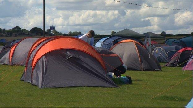 Leeds Festival tents