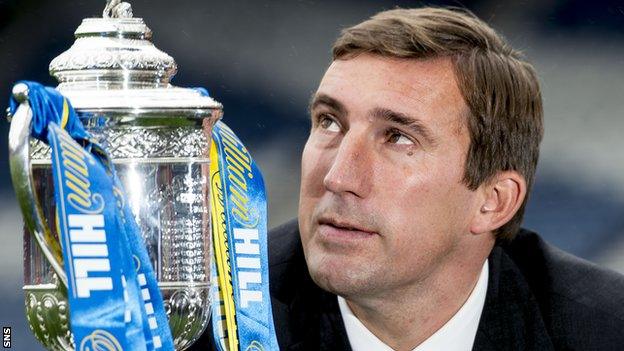 Hibernian manager Alan Stubbs