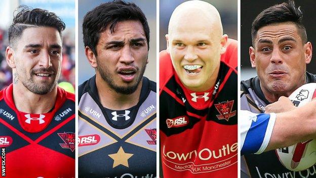 Rangi Chase, Harrison Hansen, Cory Paterson and Rene Maitua