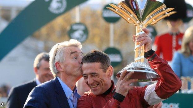 Michael O'Leary and Davy Russell