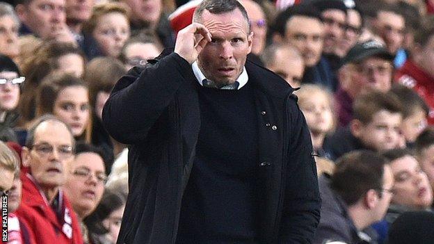 Oxford United manager Michael Appleton