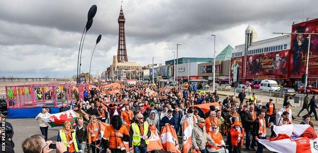 Blackpool fans