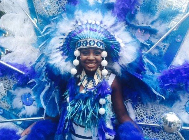 Woman at carnival