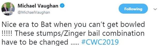 Michael Vaughan tweet