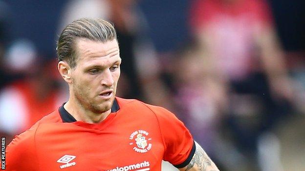 Glen Rea's appearance for Luton in their win over Bristol City on 25 January was his first for the club since their defeat by Cardiff in November