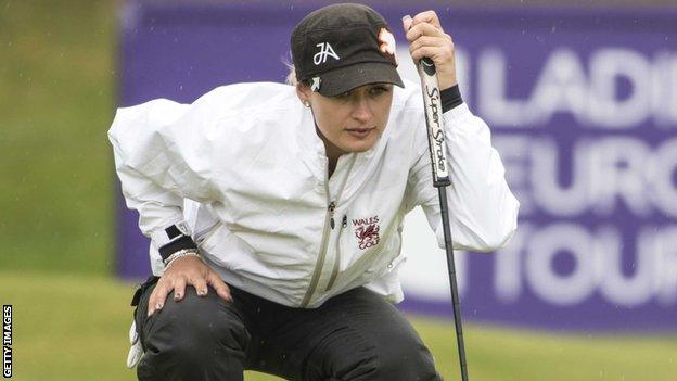 Amy Boulden's first professional win was at the Association Suisse de golf Open in May 2014