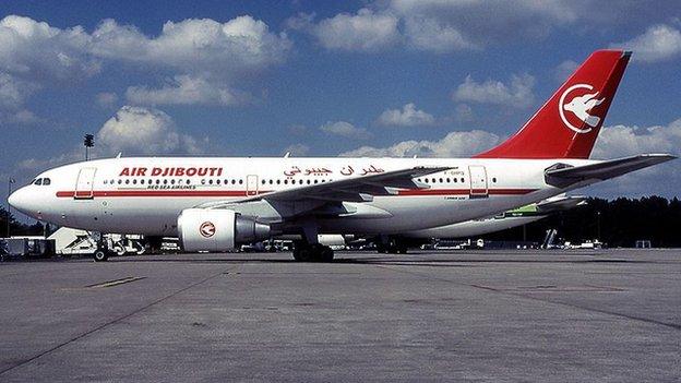 An old Air Djibouti plane