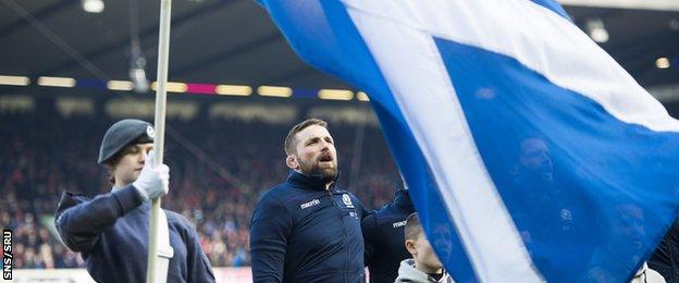 John Barclay played a key role for Scotland as he captained the side against Wales at Murrayfield