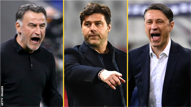 Christophe Galtier, Mauricio Pochettino and Niko Kovac