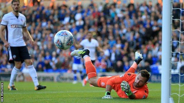 Mark Howard makes save