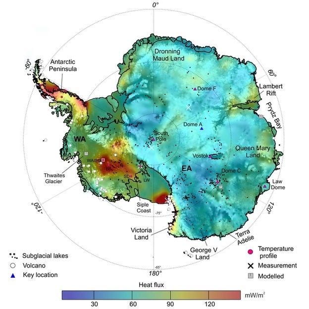 Geothermal heat flux