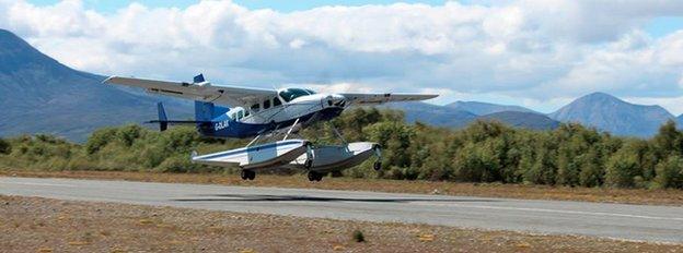 Loch Lomond Seaplanes uses Ashaig Airfield