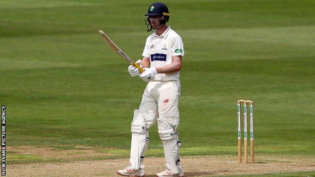 Opener Nick Selman fell early in Glamorgan's reply at Worcestershire