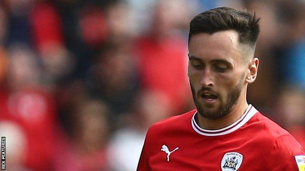 Conor McCarthy was a 66th-minute substitute during Barnsley's 3-1 win against Charlton Athletic