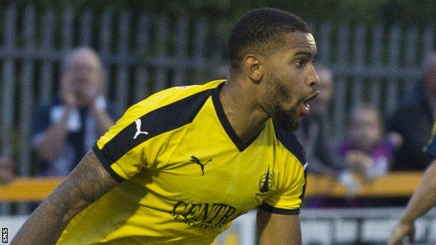 Falkirk forward Dennon Lewis