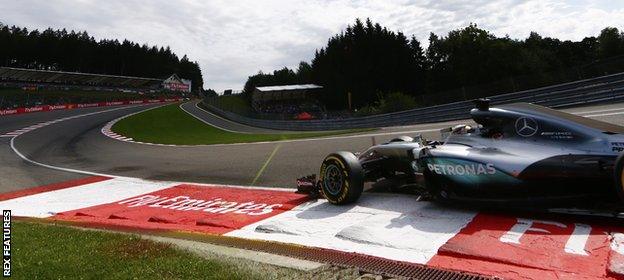 Eau Rouge at Spa