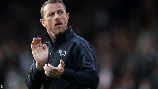 Derby County manager Gary Rowett