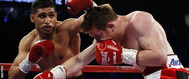 Amir Khan was probably ahead on the scorecards after four rounds following a blistering start