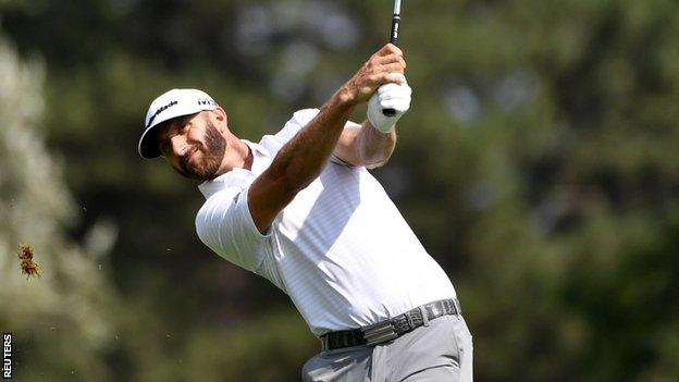 Dustin Johnson at the Canadian Open