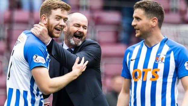 Kilmarnock celebrate