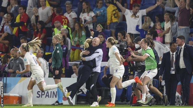 England celebrate