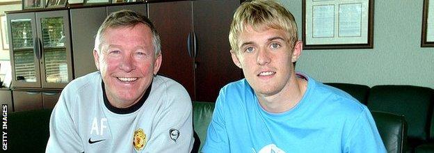 Alex Ferguson and Darren Fletcher