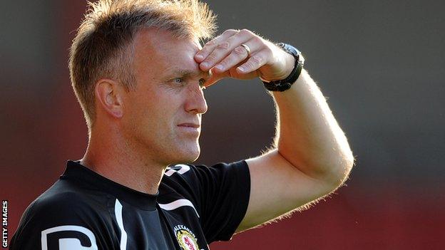 New Leyton Orient head coach Steve Davis