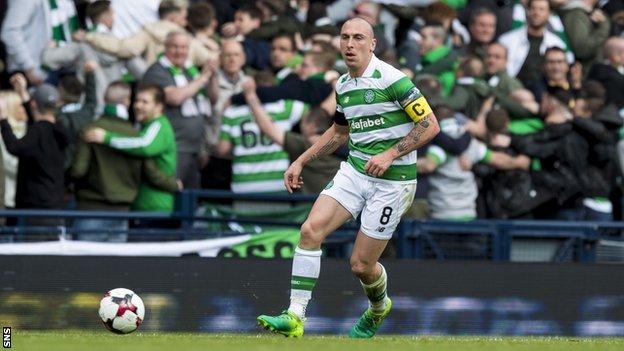 Celtic captain Scott Brown