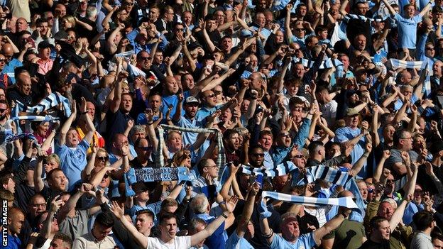 Manchester City supporters, Amex Stadium