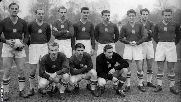 Hungarian team in the early 1950s