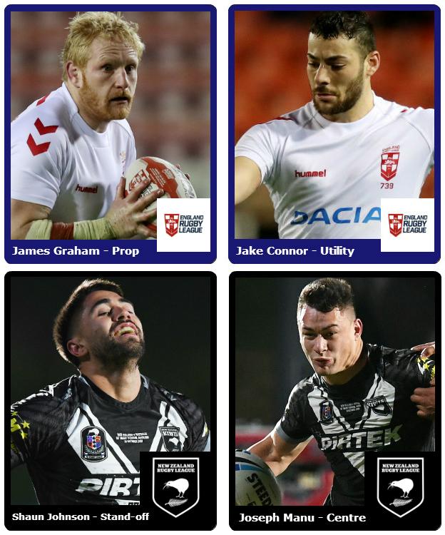 England and New Zealand stars